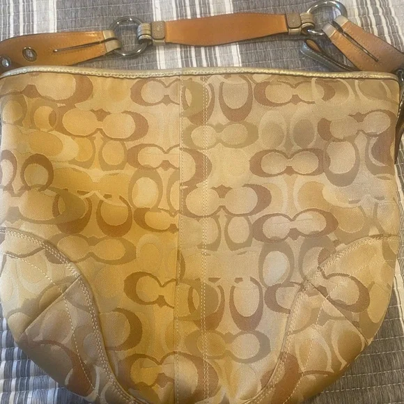 Coach Tan and Brown Women's Bag - Picture 10 of 16